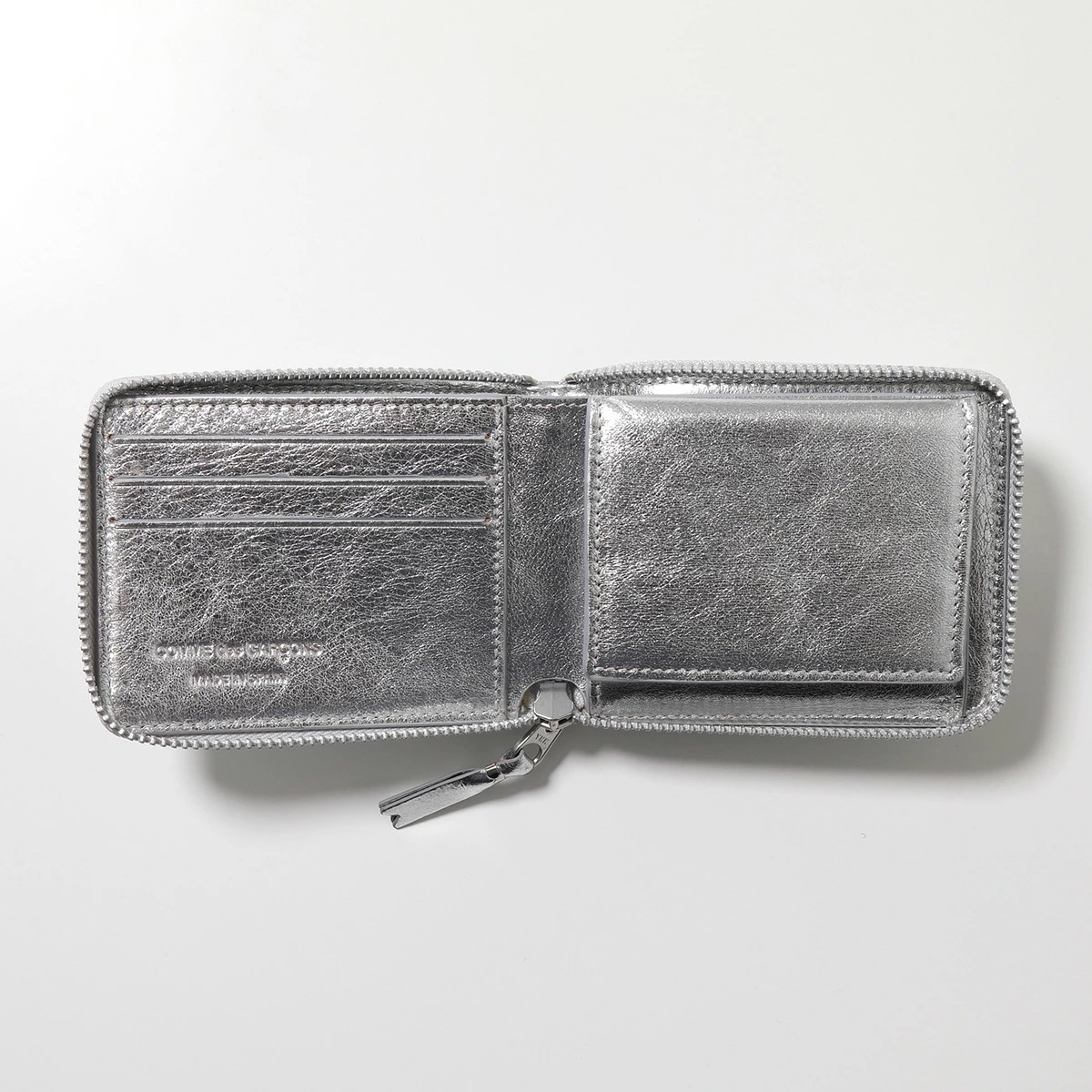 COMME des GARCONS コムデギャルソン 二つ折り財布 SA7100EG メンズ レザー ラウンドファスナー 小銭入れあり メタリック ミニ財布 カ COMME des GARCONS コムデギャルソン 二つ折り財布 SA7100EG メンズ レザー ラウンドファスナー 小銭入れあり メタリック ミニ財布 カ