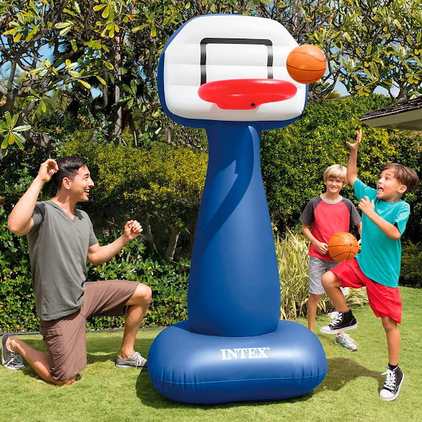 Qoo10] インテックス バスケットゴール プレイグッズ シューテ