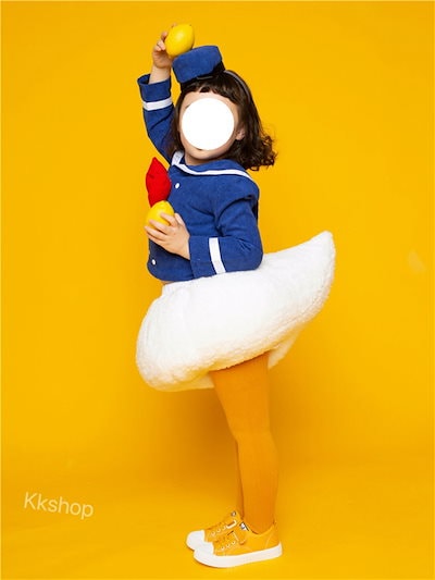 ドナルドダック　３点 Qoo10] 3点セット ドナルドダックの衣装コスプレ : レディース服
