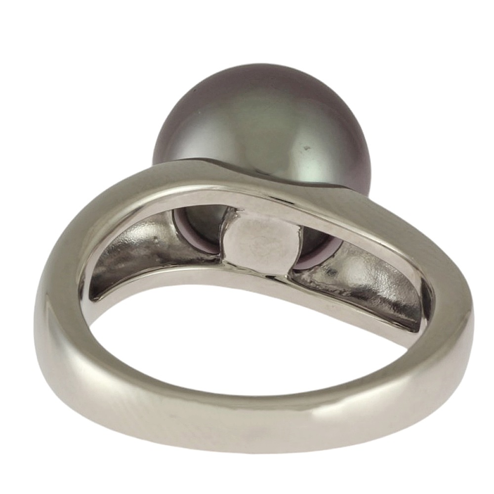 リング 指輪 9.5号 Pt900プラチナ パール 中古 美品