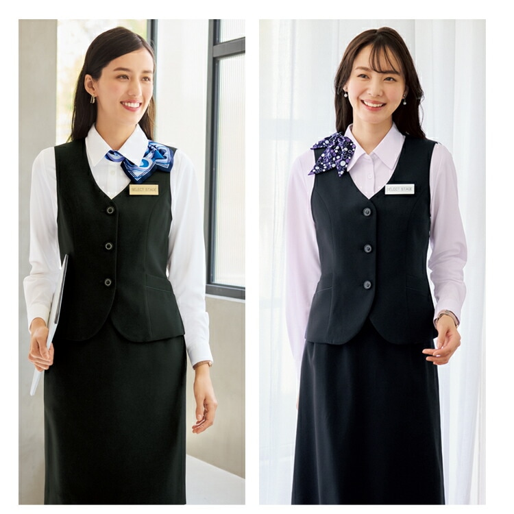 MIKATA レディース ベスト SA370VA ストレッチ チドリチェック オールシーズン オフィス 無地 接客 制服 事務服 ネイビー ブラック ミカタ 神馬本店 クラシカル MIKATA レディース ベスト SA370VA ストレッチ チドリチェック オールシーズン オフィス 無地 接客 制服 事務服 ネイビー ブラック ミカタ 神馬本店 クラシカル