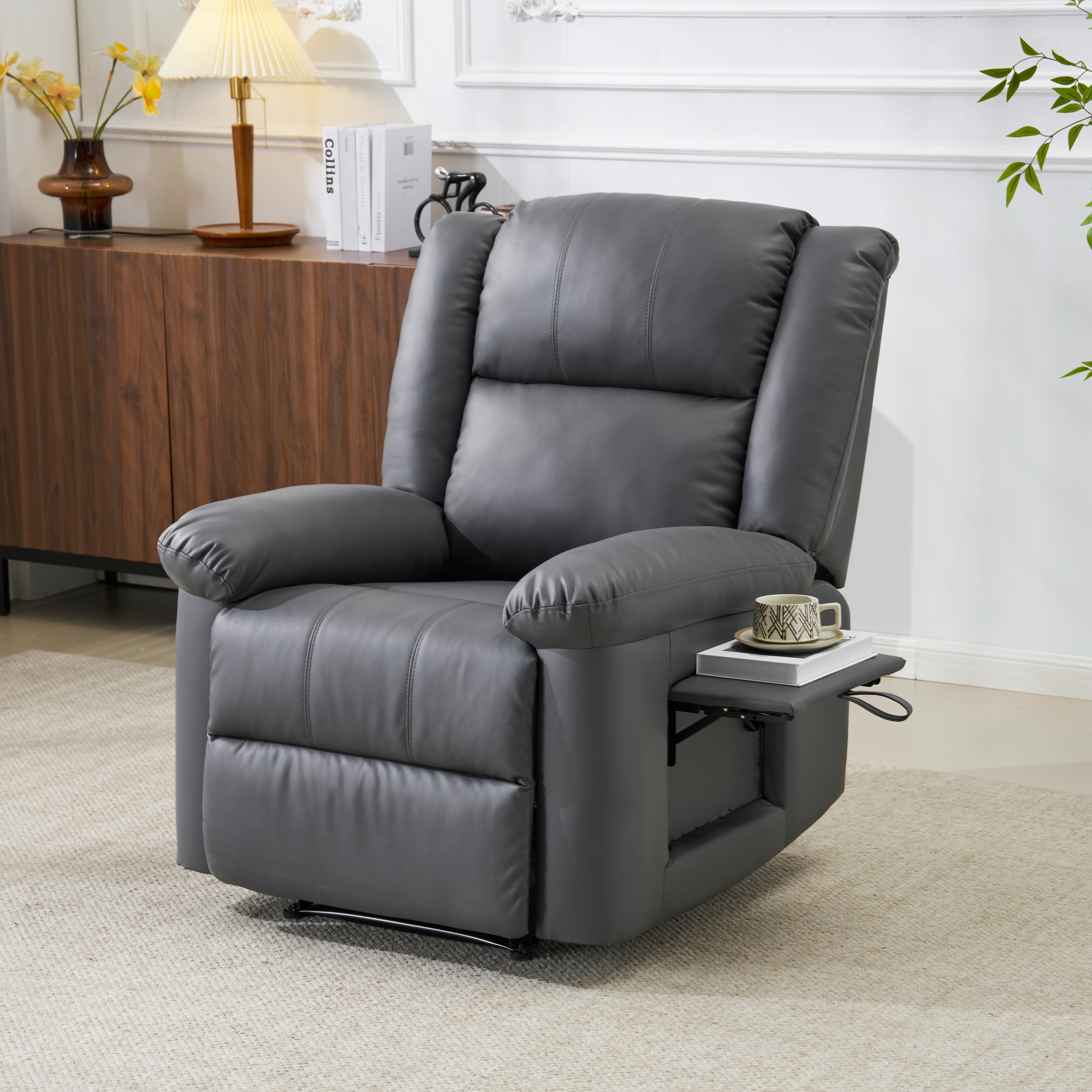 273リクライニングチェア テーブル付き リクライニングソファ 1人掛け 電動 リクライニング ファブリック オットマン一体型 パーソナルチェアー 電動ソファ 耐圧分散 リクライニングチェア 一人暮ら 273リクライニングチェア テーブル付き リクライニングソファ 1人掛け 電動 リクライニング ファブリック オットマン一体型 パーソナルチェアー 電動ソファ 耐圧分散 リクライニングチェア 一人暮ら