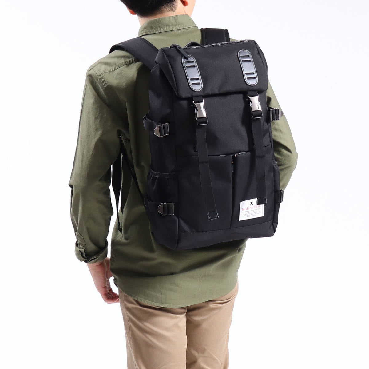 正規品1年保証 リュック バックパック TRUCKS トラックス DOUBLE BELT PMD MIX DAYPACK かぶせ 20L A4 PC収納 3120-10108