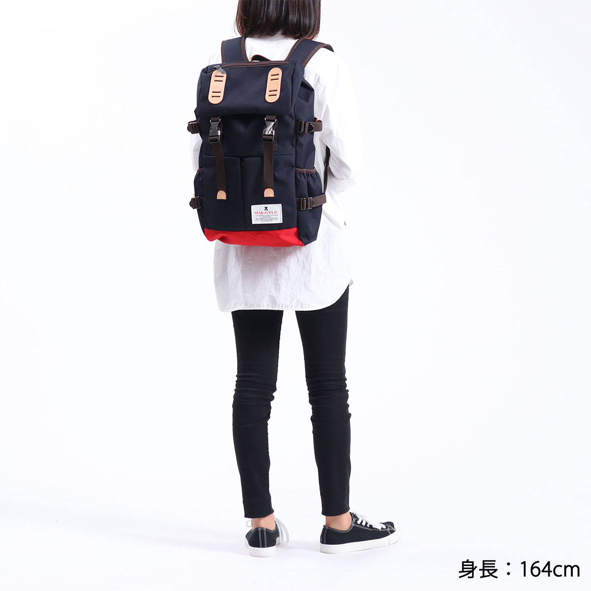 正規品1年保証 リュック バックパック TRUCKS トラックス DOUBLE BELT PMD MIX DAYPACK かぶせ 20L A4 PC収納 3120-10108