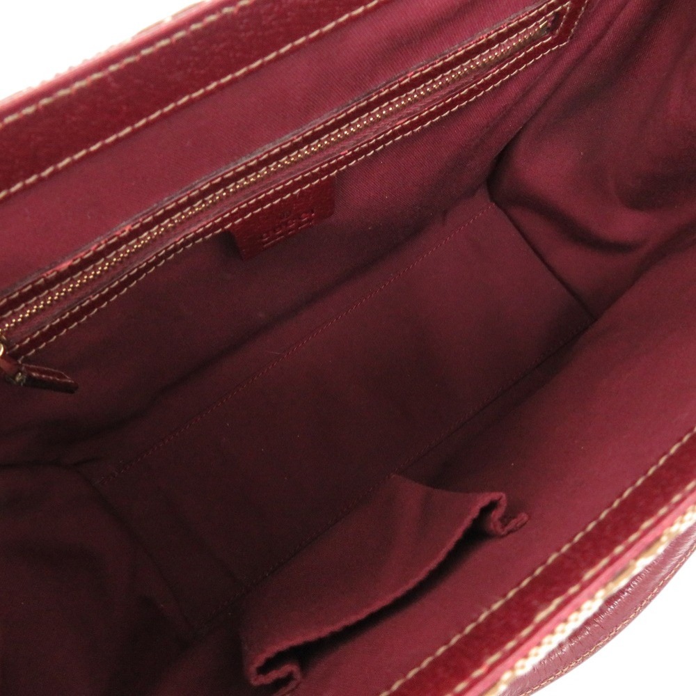 美品 120895 ハンドバッグ GGキャンバス/レザー ベージュ 0859【中古】 レディース