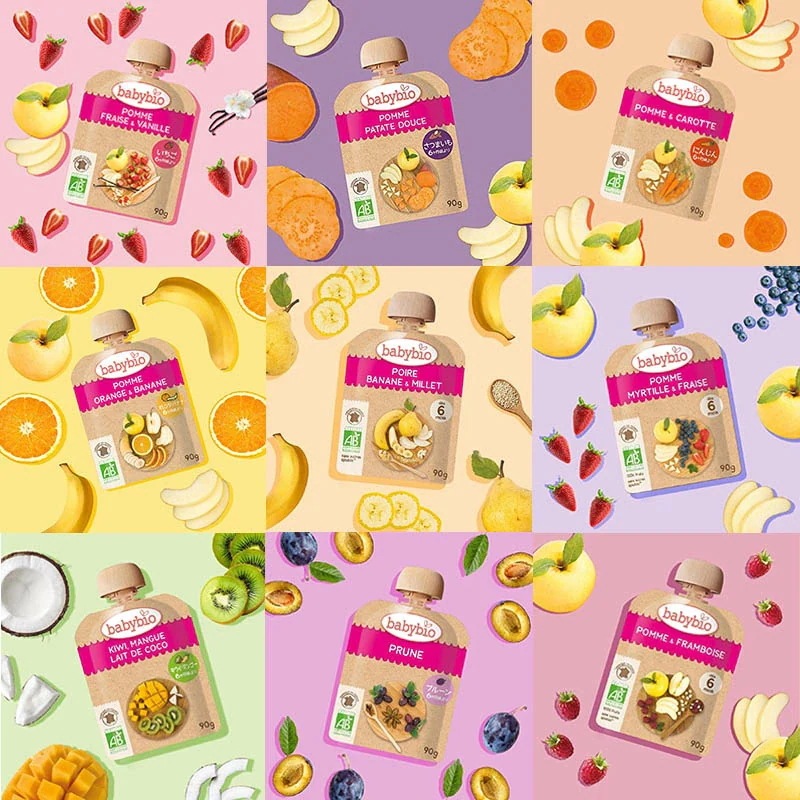 ベビースムージー 9種各2食 90g×18 オーガニック 無添加 赤ちゃん 6ヶ月頃から 離乳食 おやつ フルーツ 野菜 ベビースムージー 9種各2食 90g×18 オーガニック 無添加 赤ちゃん 6ヶ月頃から 離乳食 おやつ フルーツ 野菜