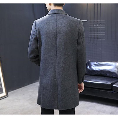 新品特価 カシミヤコート メンズ ロングコート チ : メンズファッション 通販大得価