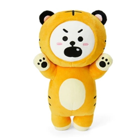 Qoo10] BT21 トラ スタンディング 縫いぐるみ 人形