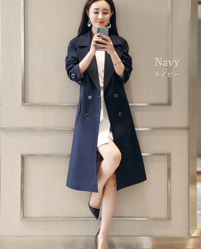 スプリングコート トレンチコート ジャケット ロングジャケット 膝丈 べルト付き レディース 春コート 秋 ロングコート Aライン オシャレ きれいめ 着痩せ 韓国風 通勤 OL チェスターコート 大 スプリングコート トレンチコート ジャケット ロングジャケット 膝丈 べルト付き レディース 春コート 秋 ロングコート Aライン オシャレ きれいめ 着痩せ 韓国風 通勤 OL チェスターコート 大