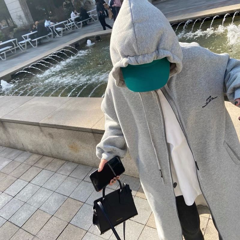 ワンピース カーディガン パーカー 上着 ロング ロング丈 長袖 ボリューム袖 萌袖 ストレート ワイド フード付き ファスナー ポケット 前開き かわいい シンプル カジュアル 大人 おしゃれ ワンピース カーディガン パーカー 上着 ロング ロング丈 長袖 ボリューム袖 萌袖 ストレート ワイド フード付き ファスナー ポケット 前開き かわいい シンプル カジュアル 大人 おしゃれ