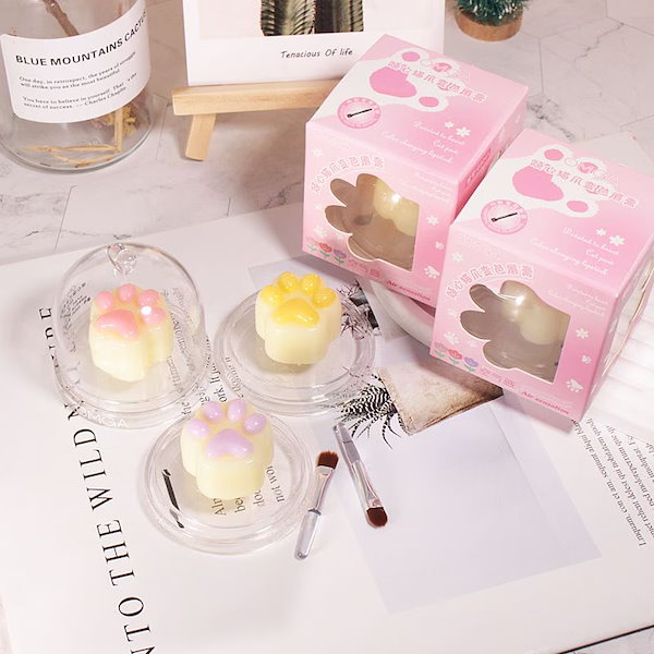 Qoo10] OMGA 肉球 リップバーム ネコ 保湿 リップク