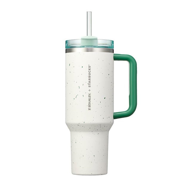 韓国スタバ☆SS Stanley Quencher Tumbler 1.18L + KeyChain SET