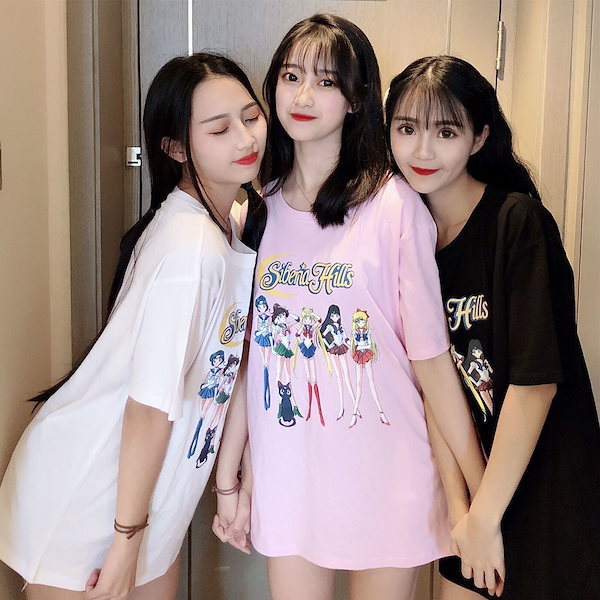 Qoo10] セーラームーンtシャツ トップス半袖上着