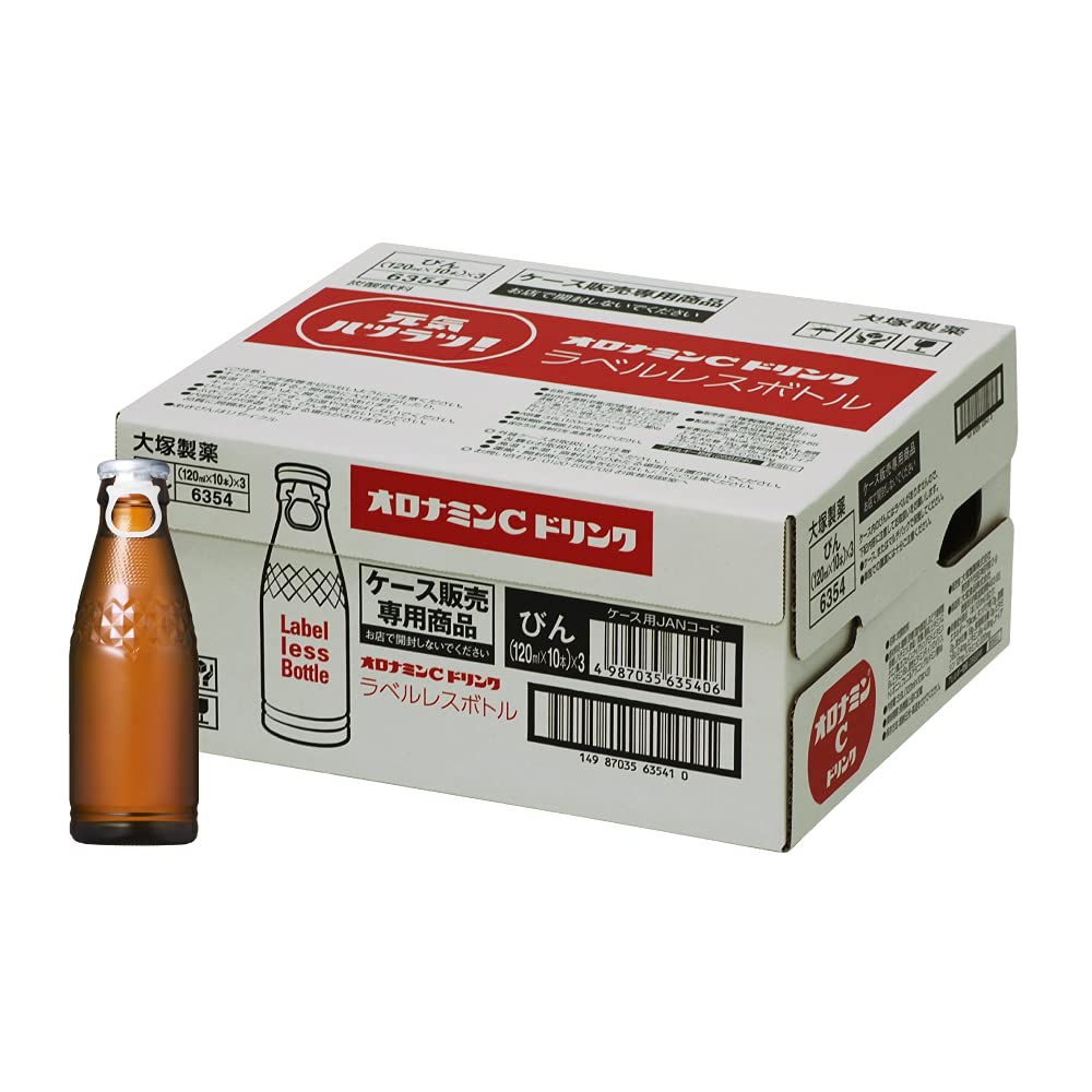 大塚製薬 オロナミンC ドリンク ラベルレス 120ml×30本 大塚製薬 オロナミンC ドリンク ラベルレス 120ml×30本