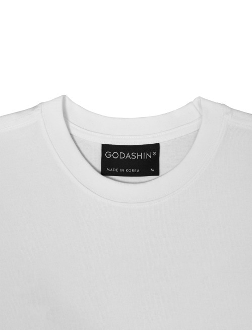 GODASHIN FLOWER LOGO TSHIRT WHITE P00000IN GODASHIN FLOWER LOGO TSHIRT WHITE P00000IN
