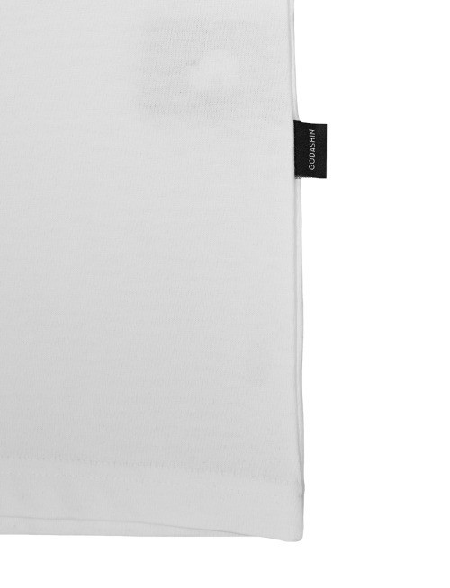 GODASHIN FLOWER LOGO TSHIRT WHITE P00000IN GODASHIN FLOWER LOGO TSHIRT WHITE P00000IN