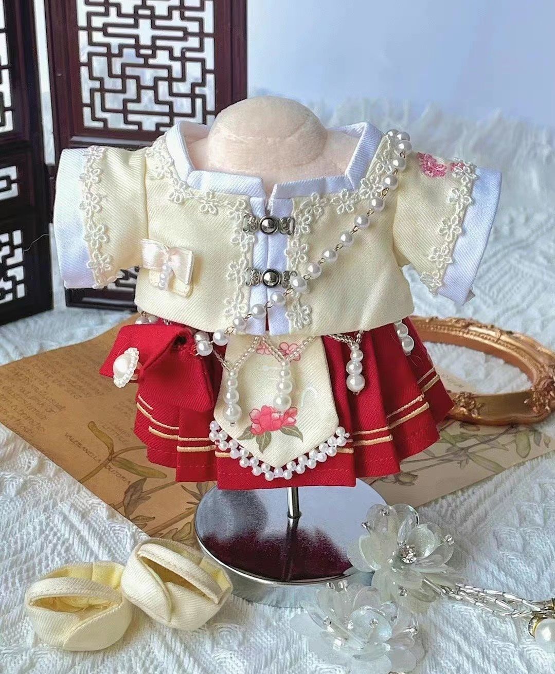 20 センチメートル綿人形服人形服漢服セット人形服綿人形送料無料スポットなし属性