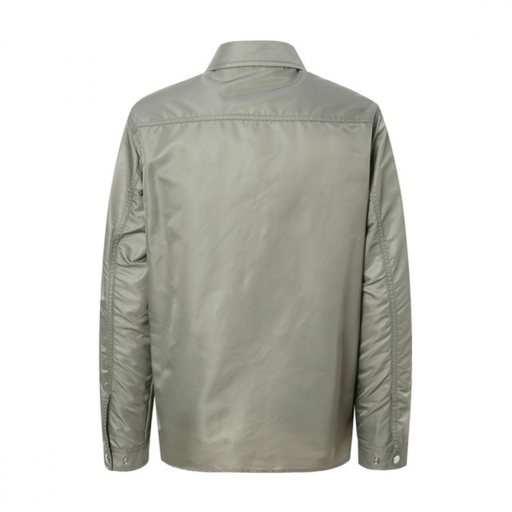 [ヘッジズ] 24SS カーキソリッドカラーロングスリーブジャンパー WHJU4A232K2