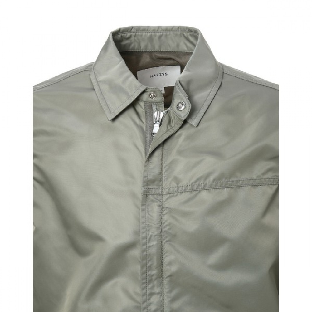 [ヘッジズ] 24SS カーキソリッドカラーロングスリーブジャンパー WHJU4A232K2