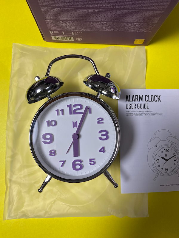 BTS MERCH BOX #9 アラーム時計 BTS MERCH BOX #9 アラーム時計 BTS MERCH BOX #9 マーチボックス