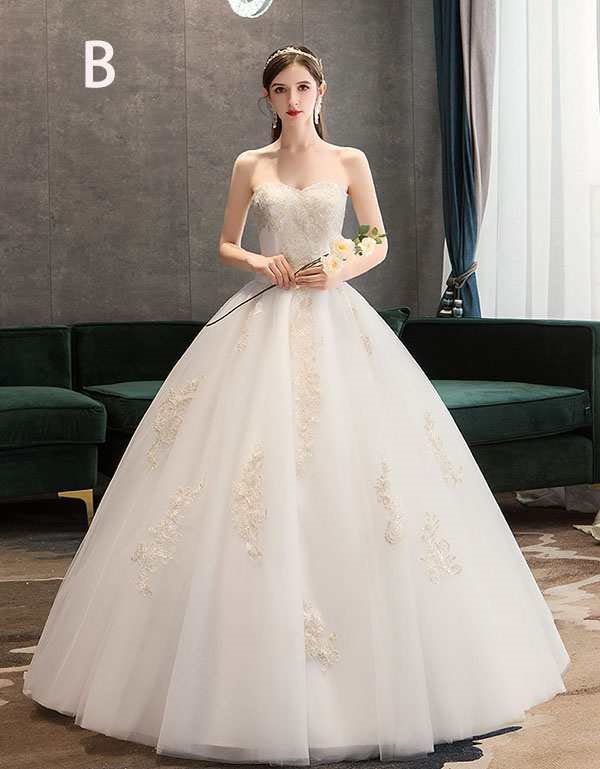 elieca ウェディングドレス　ベール付　プリンセス　wedding ドレス 楽天市場】ウェディングドレス プリンセスラインドレス 豪華