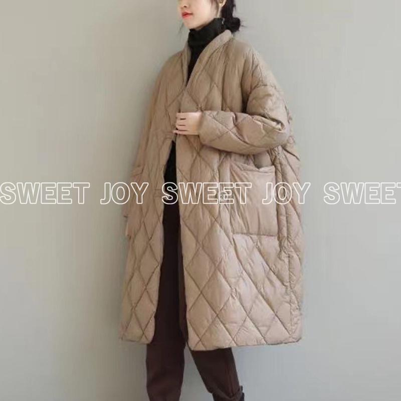万能流行感 ダウンコート レディース 冬 アウター 秋 中綿コート キルティングジャケット ロングコート ダウンジャケット 厚手 暖かい コート 冬服 秋冬 軽量 オシャレ