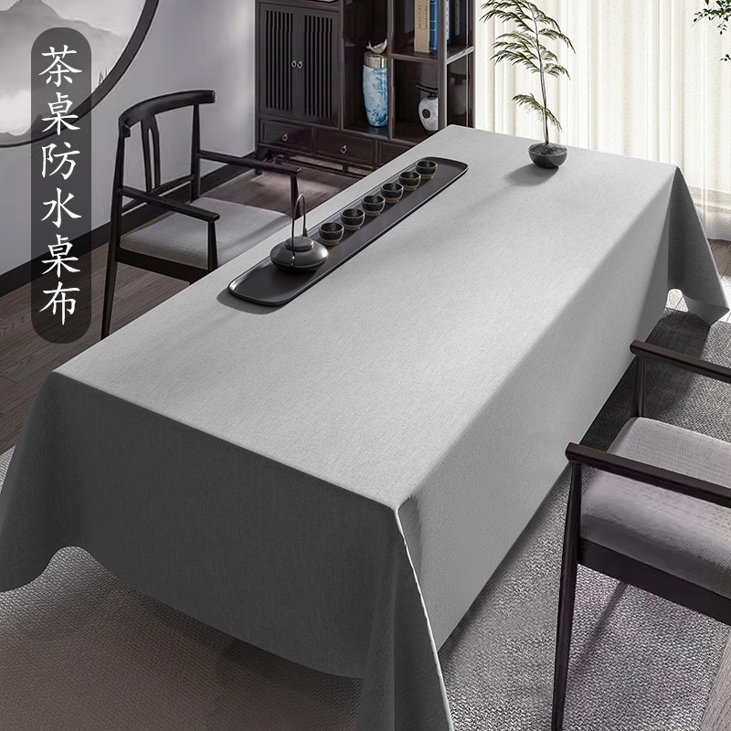 無地テーブルクロス ブラック シンプル 高級 綿麻 布 長方形 防滴 コーヒーテーブル ティーテーブル ロングストリップ テーブルクロス 無地テーブルクロス ブラック シンプル 高級 綿麻 布 長方形 防滴 コーヒーテーブル ティーテーブル ロングストリップ テーブルクロス