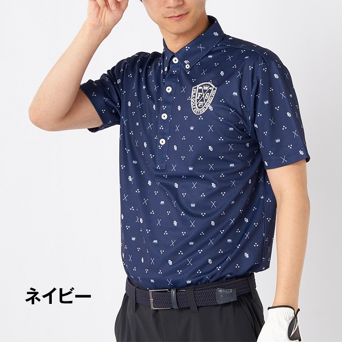 【SHOPクーポンあり】メンズ 男性用 ポロシャツ 半袖 吸汗 速乾 UVカット 冷感 ひんやり ストレッチ 伸縮性 ゴルフウェア スポーツ 運動 快適 プレゼント