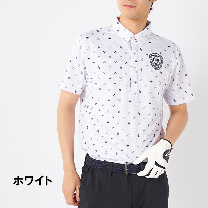 【SHOPクーポンあり】メンズ 男性用 ポロシャツ 半袖 吸汗 速乾 UVカット 冷感 ひんやり ストレッチ 伸縮性 ゴルフウェア スポーツ 運動 快適 プレゼント