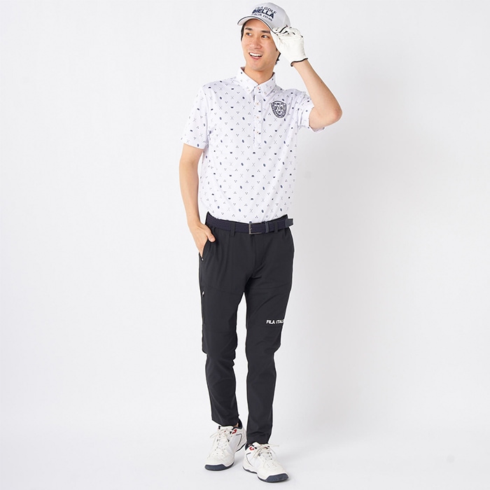 【SHOPクーポンあり】メンズ 男性用 ポロシャツ 半袖 吸汗 速乾 UVカット 冷感 ひんやり ストレッチ 伸縮性 ゴルフウェア スポーツ 運動 快適 プレゼント