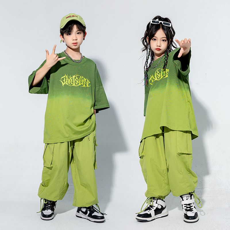 【2112人コレクション】ストリートダンス男児スーツ少年ヒップホップhiphopクール格好いいコスチューム夏の子供ジャズダンス衣装女の子