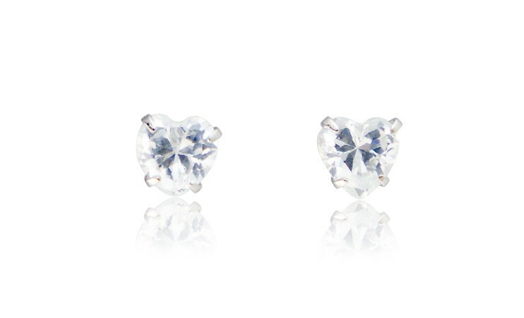 ハートカッテング スタッド ピアス K10 レディース キュービックジルコニア ゴールド 誕生石 ハートカッテング スタッド ピアス K10 レディース キュービックジルコニア ゴールド 誕生石