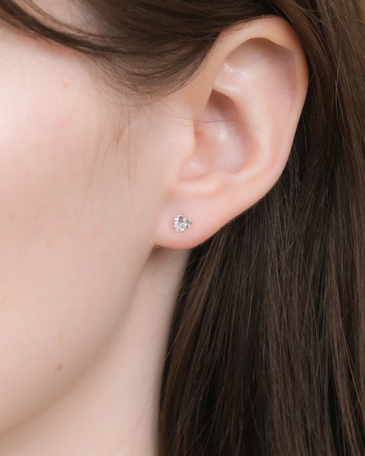 ハートカッテング スタッド ピアス K10 レディース キュービックジルコニア ゴールド 誕生石 ハートカッテング スタッド ピアス K10 レディース キュービックジルコニア ゴールド 誕生石