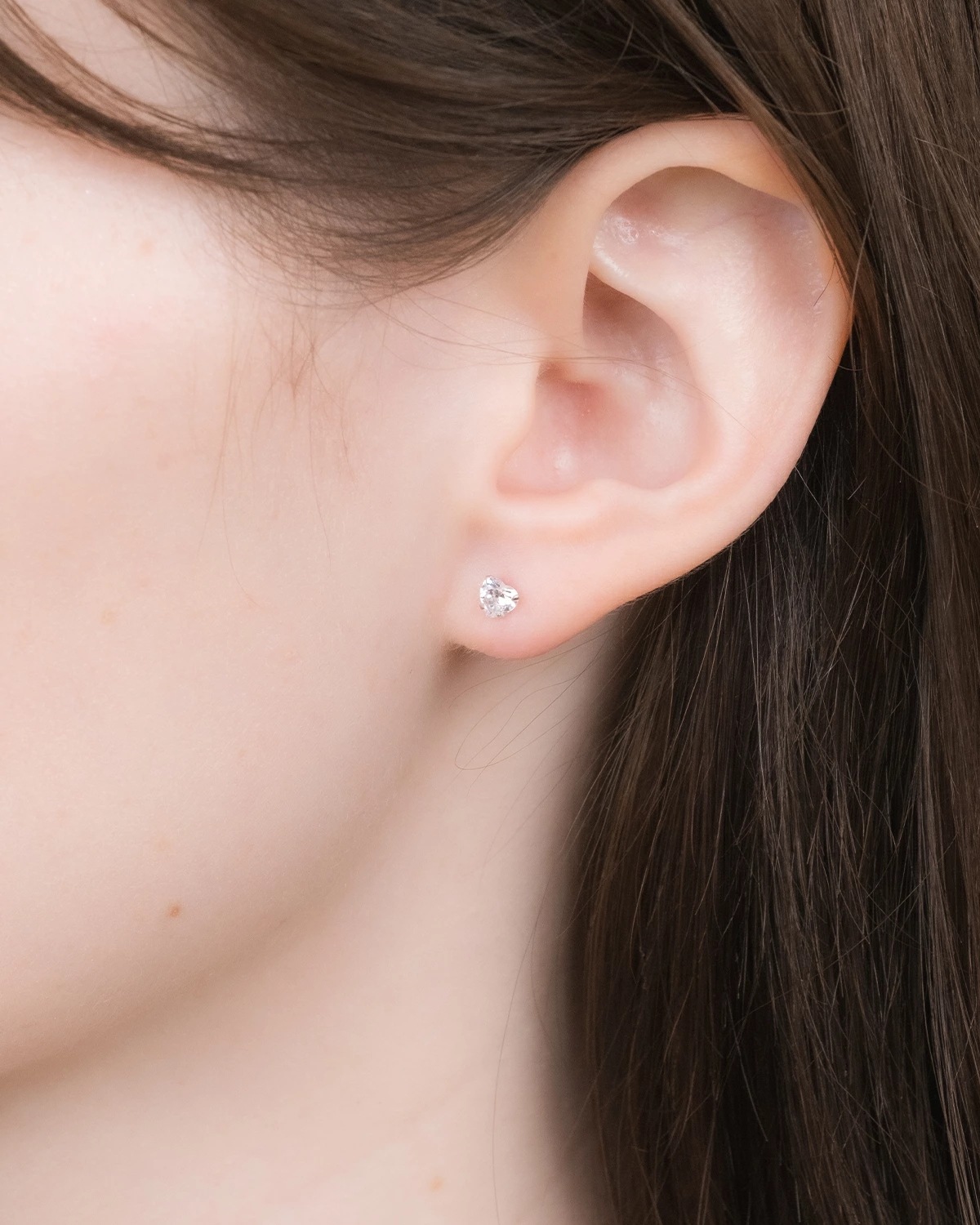 ハートカッテング スタッド ピアス K10 レディース キュービックジルコニア ゴールド 誕生石 ハートカッテング スタッド ピアス K10 レディース キュービックジルコニア ゴールド 誕生石