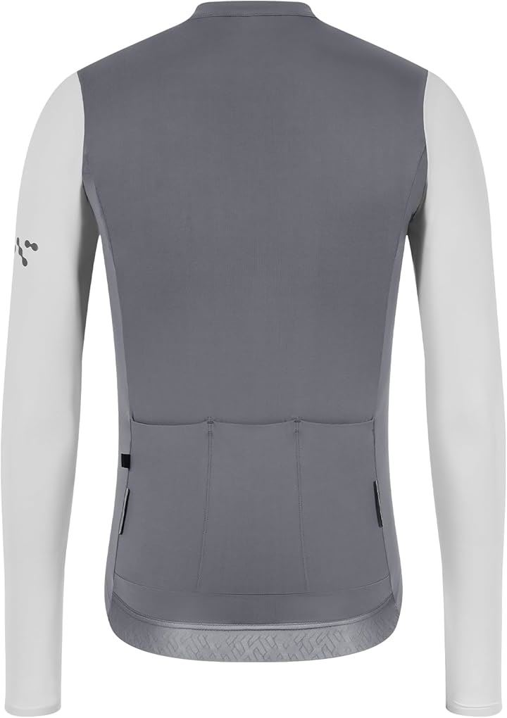 メンズ サイクルジャージ 長袖 春夏 サイクルウェア 自転車 サイクリング ロードバイク UVカート 通気(グレー, XL) メンズ サイクルジャージ 長袖 春夏 サイクルウェア 自転車 サイクリング ロードバイク UVカート 通気(グレー, XL)
