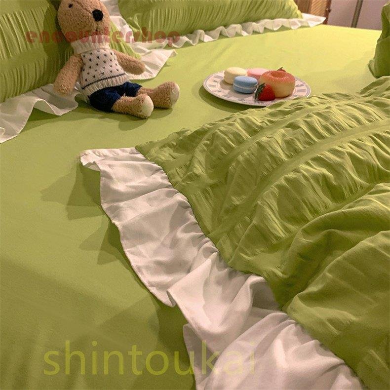 ベッドスカート 布団カバー3点セット シングル セミダブル 可愛い 掛け布団カバー 女性 フリル 無 ベッドスカート 布団カバー3点セット シングル セミダブル 可愛い 掛け布団カバー 女性 フリル 無