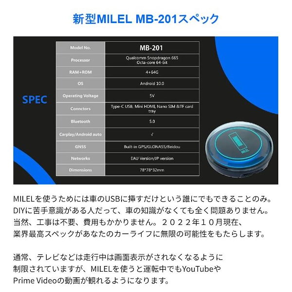 Qoo10] MILEL MB-201 ミレル 202