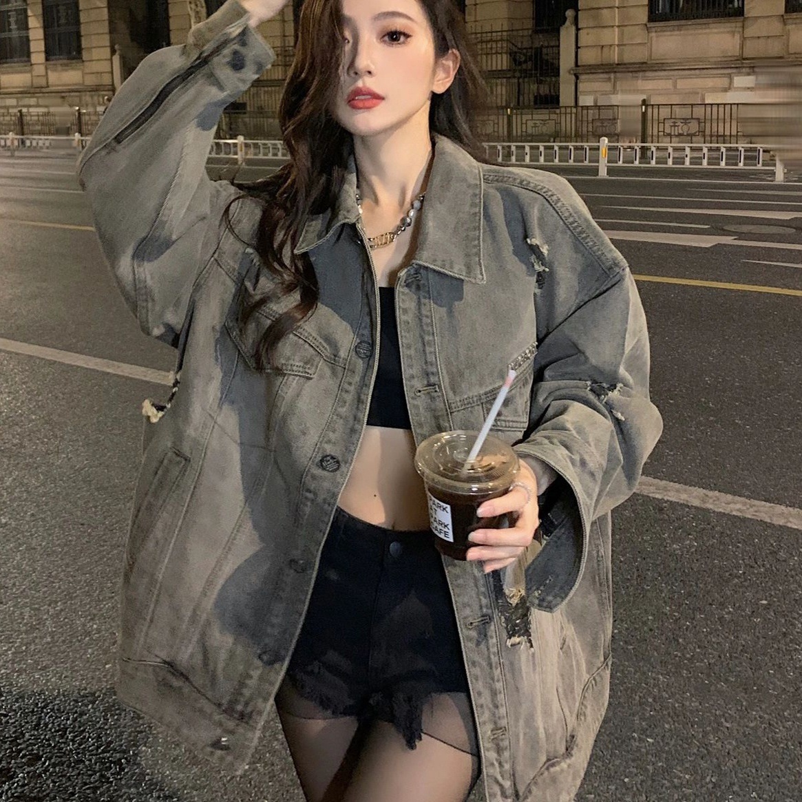 アウター ジャケット デニムジャケット 長袖 襟付き 前開き ボタン ポケット ミディアム丈 かわいい 大人可愛い きれいめ シンプル 上品 おしゃれ かっこいい カジュアル レトロ きちんと アウター ジャケット デニムジャケット 長袖 襟付き 前開き ボタン ポケット ミディアム丈 かわいい 大人可愛い きれいめ シンプル 上品 おしゃれ かっこいい カジュアル レトロ きちんと