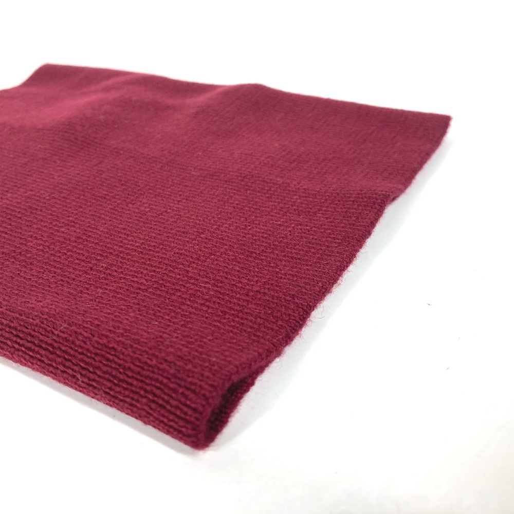 MONCLER モンクレール マフラー スヌード アクセサリー ウール ワインレッド