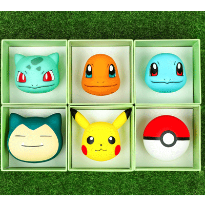 Qoo10] 公式商品【全6種】 ポケモン車用芳香剤