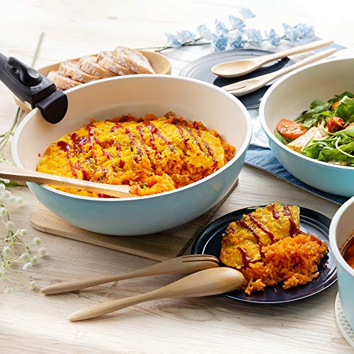 【時短・省エネ】 アイリスオーヤマ 取っ手のとれる フライパン 鍋 3点セット IH ガス火対応 26cm コンパクト収納 軽量 セラミックカラーパン ブルー CC-SE3N 【時短・省エネ】 アイリスオーヤマ 取っ手のとれる フライパン 鍋 3点セット IH ガス火対応 26cm コンパクト収納 軽量 セラミックカラーパン ブルー CC-SE3N