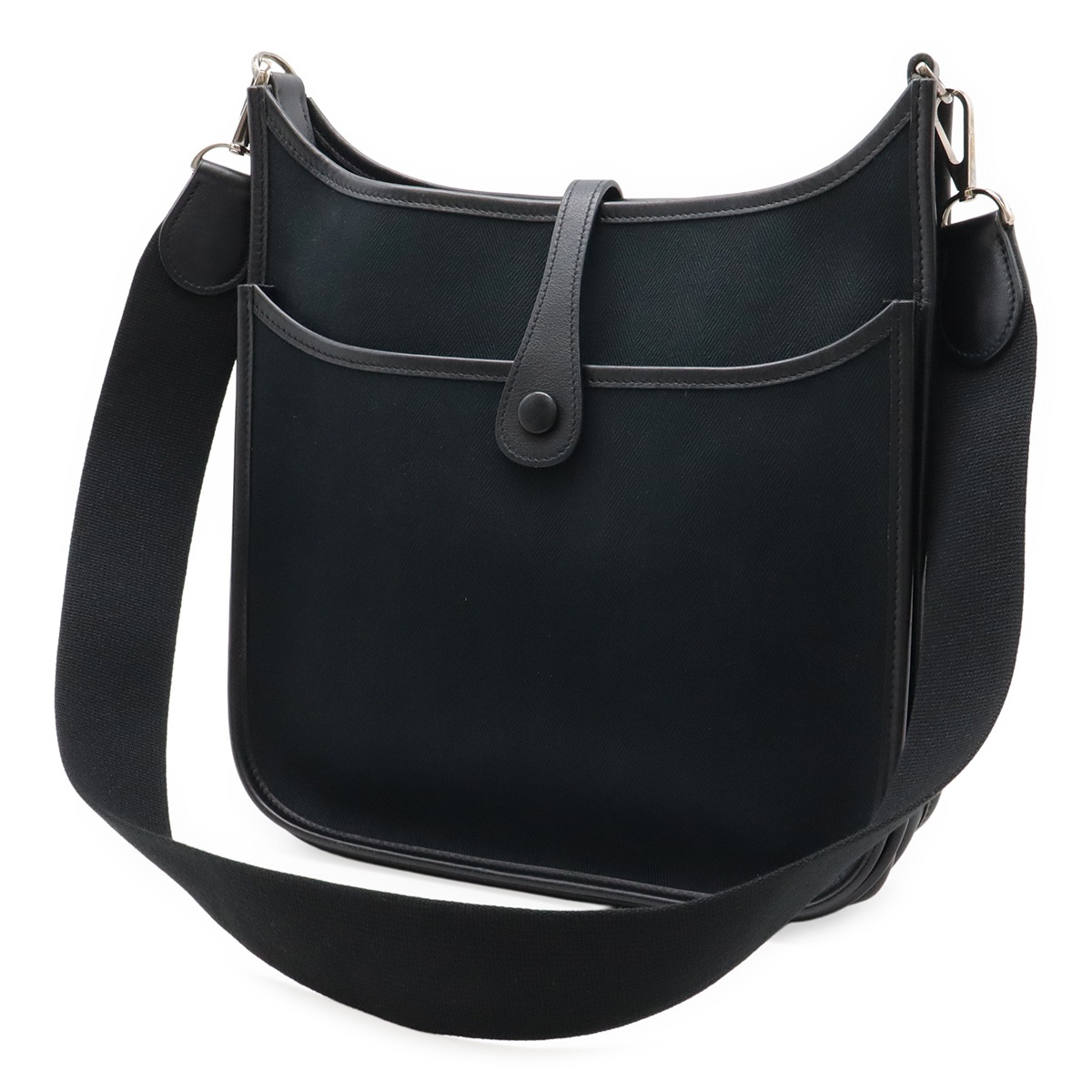 エヴリン エブリン II 2 PM ショルダーバッグ 斜め掛けショルダー トワルアッシュ レザー ブラック 黒 J刻