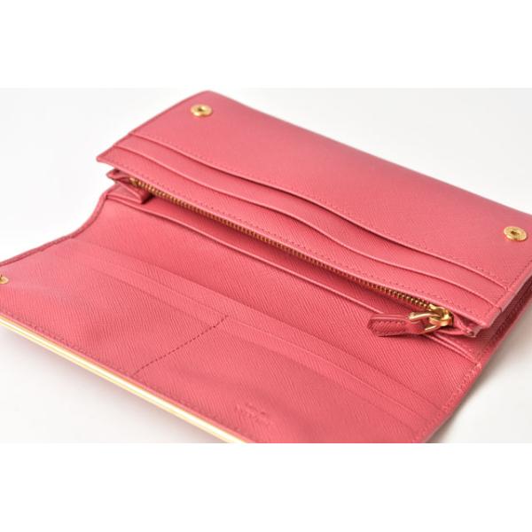 財布 PRADA 長財布 1M1132 SAFFIANO METAL/サフィアノ PEONIA/ペオニア 財布 PRADA 長財布 1M1132 SAFFIANO METAL/サフィアノ PEONIA/ペオニア