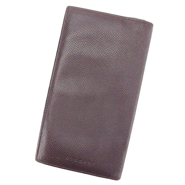 長札入れ 長財布 ブラウン 中古