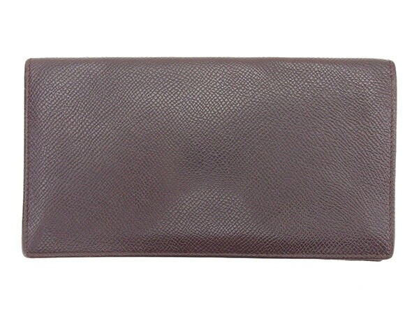 長札入れ 長財布 ブラウン 中古