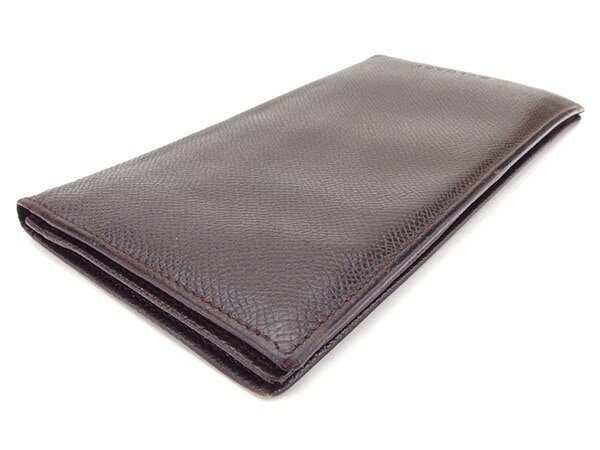 長札入れ 長財布 ブラウン 中古