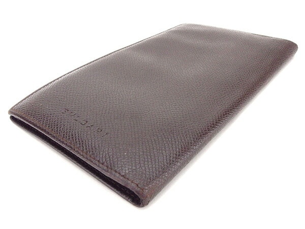 長札入れ 長財布 ブラウン 中古