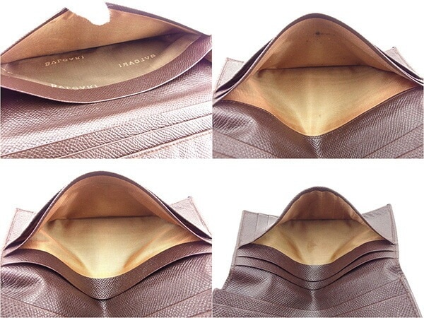 長札入れ 長財布 ブラウン 中古