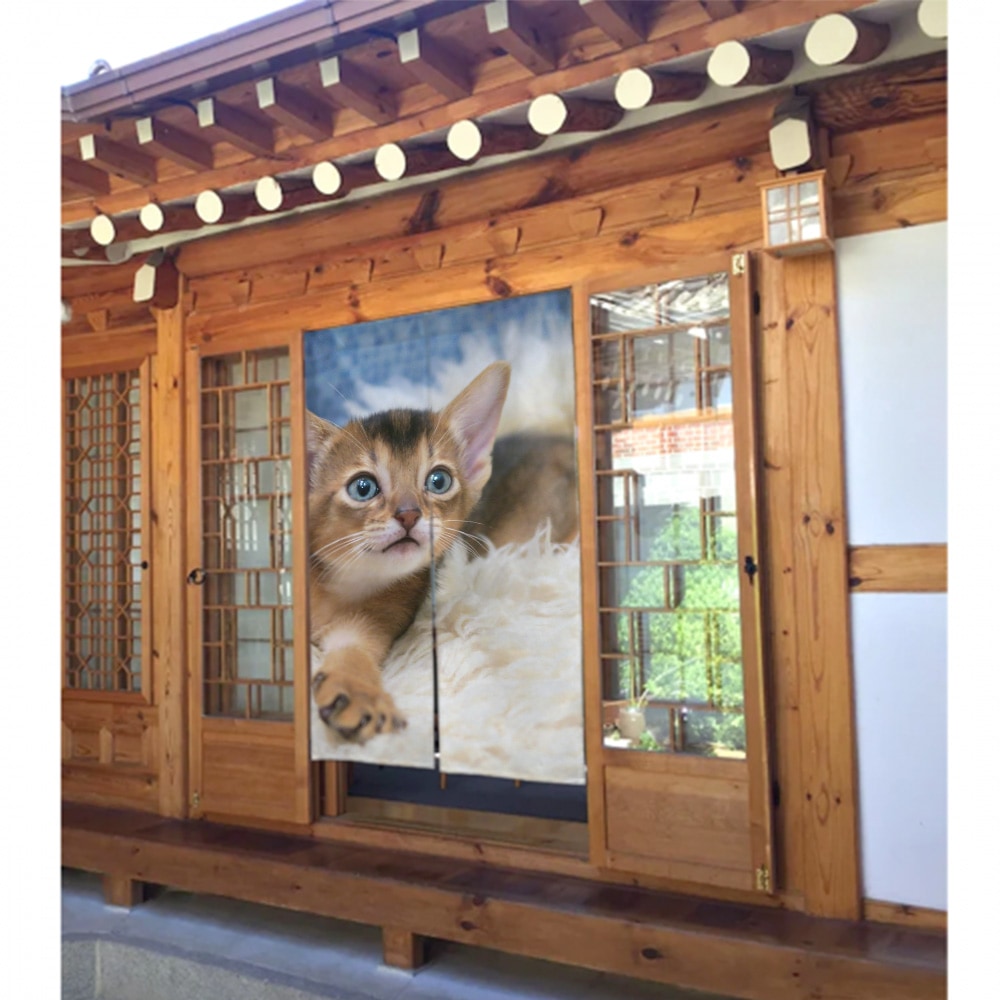 カーテン3456in 猫-アビシニアン-アビシニアン 良いドレープ滑らかでしわになりにくい カーテン3456in 猫-アビシニアン-アビシニアン 良いドレープ滑らかでしわになりにくい