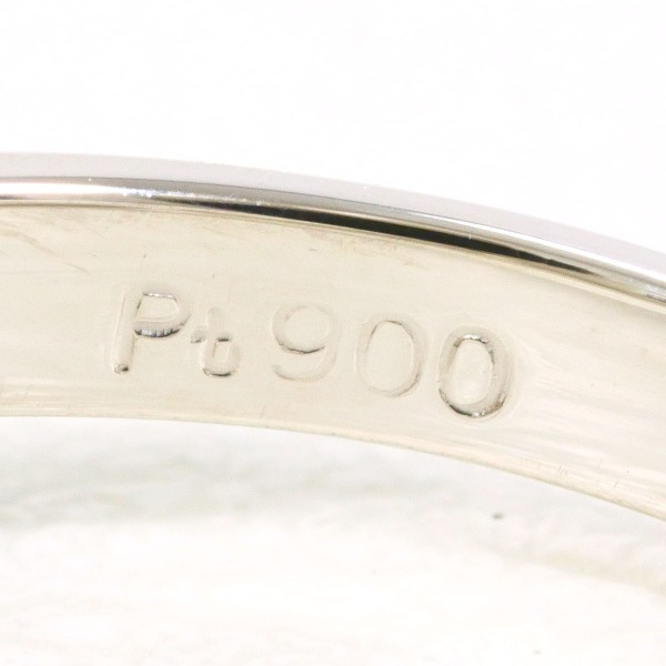 PT900 プラチナ リング 12号 パール(真珠) 約9mm ダイヤ 0.06 ジュエリー 中古 PT900 プラチナ リング 12号 パール(真珠) 約9mm ダイヤ 0.06 ジュエリー 中古